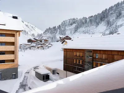 Wohnung in Schröcken bei Ski Arlberg im Winter