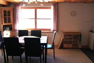 Ein Sitzbereich in der Unterkunft Appartement Isolde Ebnit