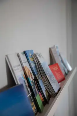 Die Bibliothek in der Ferienwohnung