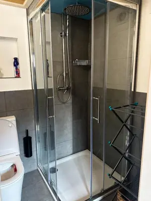 Ein Badezimmer in der Unterkunft Ferienwohnung Becker