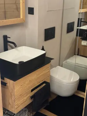 Ein Badezimmer in der Unterkunft TOP 40 Haus Sonnalp