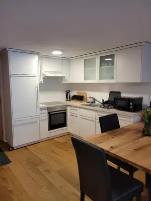 Küche/Küchenzeile in der Unterkunft Waibel Appartement Bezau