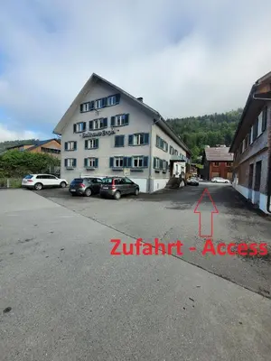 Das Gebäude in dem sich die Ferienwohnung befindet