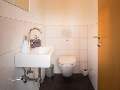 Ein Badezimmer in der Unterkunft in the holiday home Sandra Comfortable holiday residence