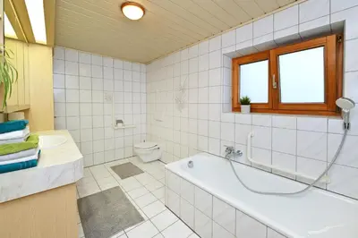 Ein Badezimmer in der Unterkunft Ferienhof Kopf