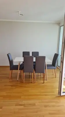 Ein Sitzbereich in der Unterkunft Kaiserstrand Apartment Bodensee - Lake Constance, Lochau - Bregenz, Austria