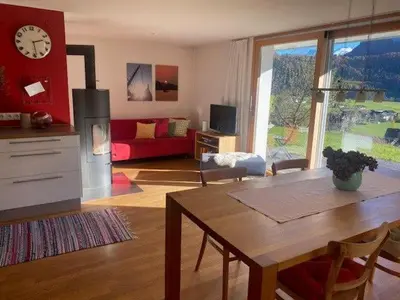 Ein Sitzbereich in der Unterkunft Apartment Marialis
