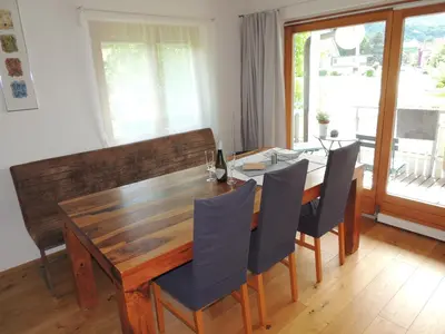Ein Sitzbereich in der Unterkunft Tanjas Appartement