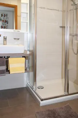 Ein Badezimmer in der Unterkunft Landhaus Conny