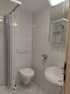 Ein Badezimmer in der Unterkunft Traumurlaub
