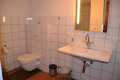 Ein Badezimmer in der Unterkunft Bischahof AktivRefugium