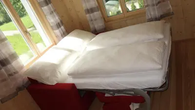Ein Bett oder Betten in einem Zimmer der Unterkunft Erwins Ferien Paradies