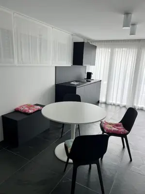 Küche/Küchenzeile in der Unterkunft Schickes Appartement im Zentrum