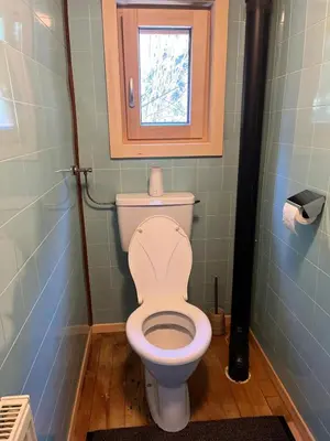 Ein Badezimmer in der Unterkunft Haus Waldegg