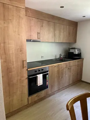 Küche/Küchenzeile in der Unterkunft Haus Waldegg