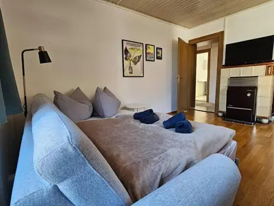 TV/Unterhaltungsangebot in der Unterkunft Zeitlose Altbauwohnung Bregenz am See
