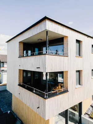 Ein Balkon oder eine Terrasse in der Unterkunft Ferienhaus Sandra mit Balkon -Nähe Bodensee&Pfänder