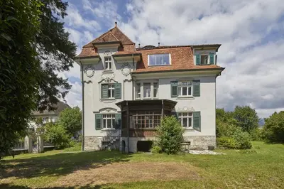 Ein Garten an der Unterkunft Villa BildungsRaum Entfaltung