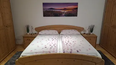 Ein Bett oder Betten in einem Zimmer der Unterkunft MooRooM