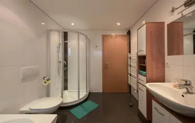 Ein Badezimmer in der Unterkunft Ferienwohnung Julia