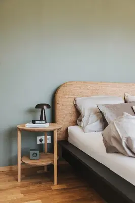 Ein Bett oder Betten in einem Zimmer der Unterkunft Hus154 Ferienhaus im Brandnertal