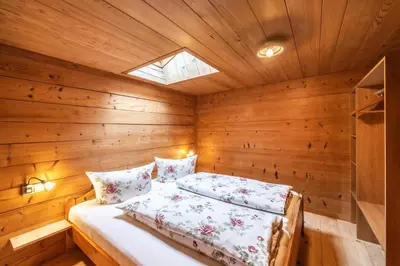 Ein Bett oder Betten in einem Zimmer der Unterkunft Bauernhof Hammerer