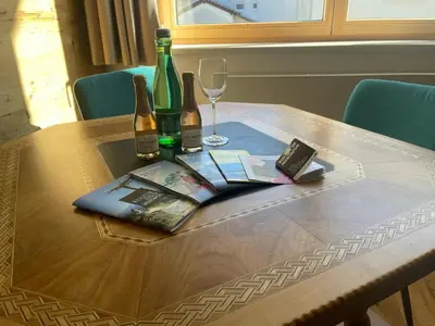 Getränke in der Unterkunft Davenna Loft