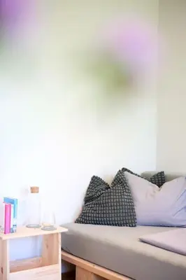 Ein Bett oder Betten in einem Zimmer der Unterkunft Studio mit Ausblick, ihr Rückzugsort in den Bergen