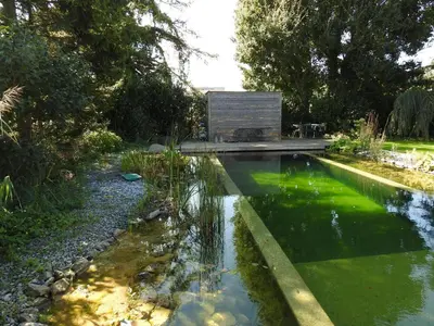 Ein Garten an der Unterkunft Ferienhaus Heinzle
