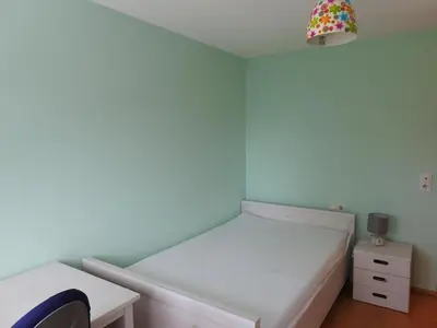 Ein Bett oder Betten in einem Zimmer der Unterkunft Ferienhaus Heinzle