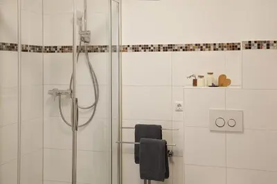 Ein Badezimmer in der Unterkunft Appartement Sonnenhalb