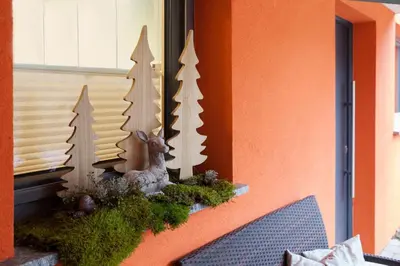 Ein Garten an der Unterkunft Appartement Sonnenhalb