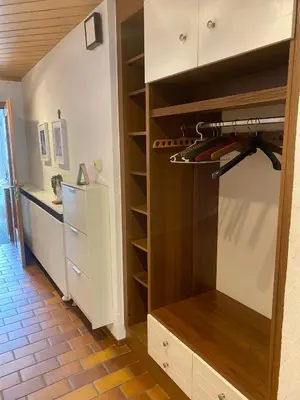 Küche/Küchenzeile in der Unterkunft Haus mit schönem Garten
