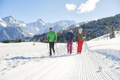 Panorama Ferienhaus Zentral im Winter