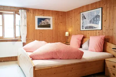 Ein Bett oder Betten in einem Zimmer der Unterkunft Sonnenhof