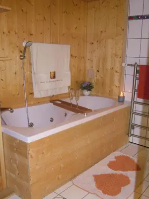 Ein Badezimmer in der Unterkunft Sonnenhof