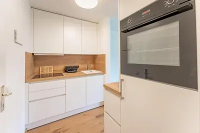 Küche/Küchenzeile in der Unterkunft Ferienwohnung Talblick