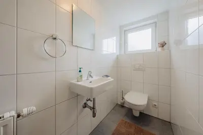 Ein Badezimmer in der Unterkunft Berghof Apartment Rodund