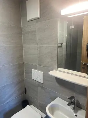 Ein Badezimmer in der Unterkunft Berghof Burtscher Niklas