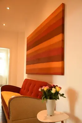 Ein Sitzbereich in der Unterkunft Engel Apartments
