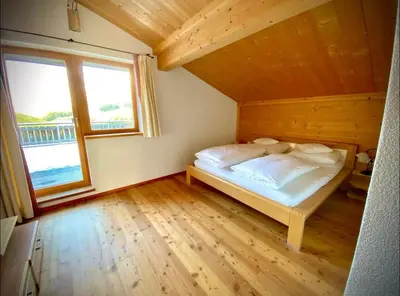 Ein Bett oder Betten in einem Zimmer der Unterkunft Penthouse Wöster