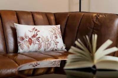 Ein Sitzbereich in der Unterkunft Ferien im Paradies - Wohnung Prima