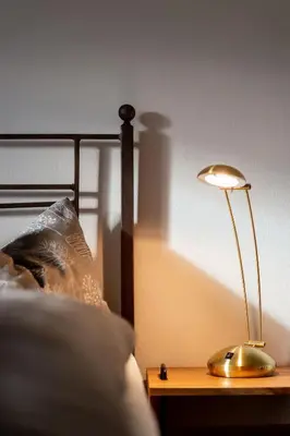 Ein Bett oder Betten in einem Zimmer der Unterkunft Ferien im Paradies - Wohnung Prima