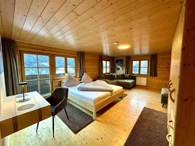 Ein Bett oder Betten in einem Zimmer der Unterkunft Schwarzmann