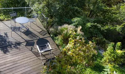 Ein Garten an der Unterkunft Schwarzenberg 960