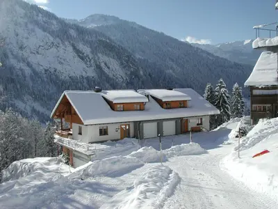Dorfblick, Ferienwohnung im Winter
