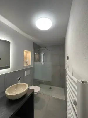 Ein Badezimmer in der Unterkunft My Home