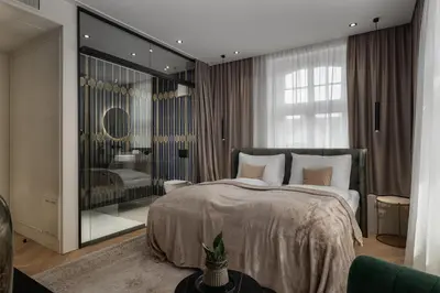 Ein Bett oder Betten in einem Zimmer der Unterkunft Boutique Hotel by Maier - contactless check-in
