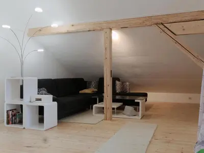 Ein Sitzbereich in der Unterkunft Apartment - Sleeps 3 - Balcony - Garden