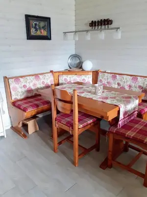 Ein Sitzbereich in der Unterkunft Haus Sonnalpin Familie Kissel